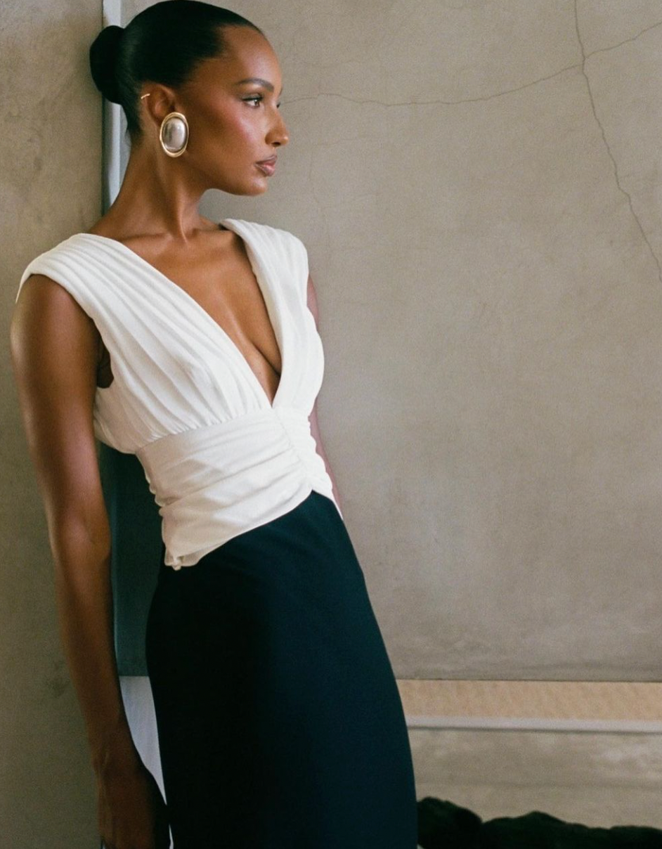 Monique Contrast Maxi Dress