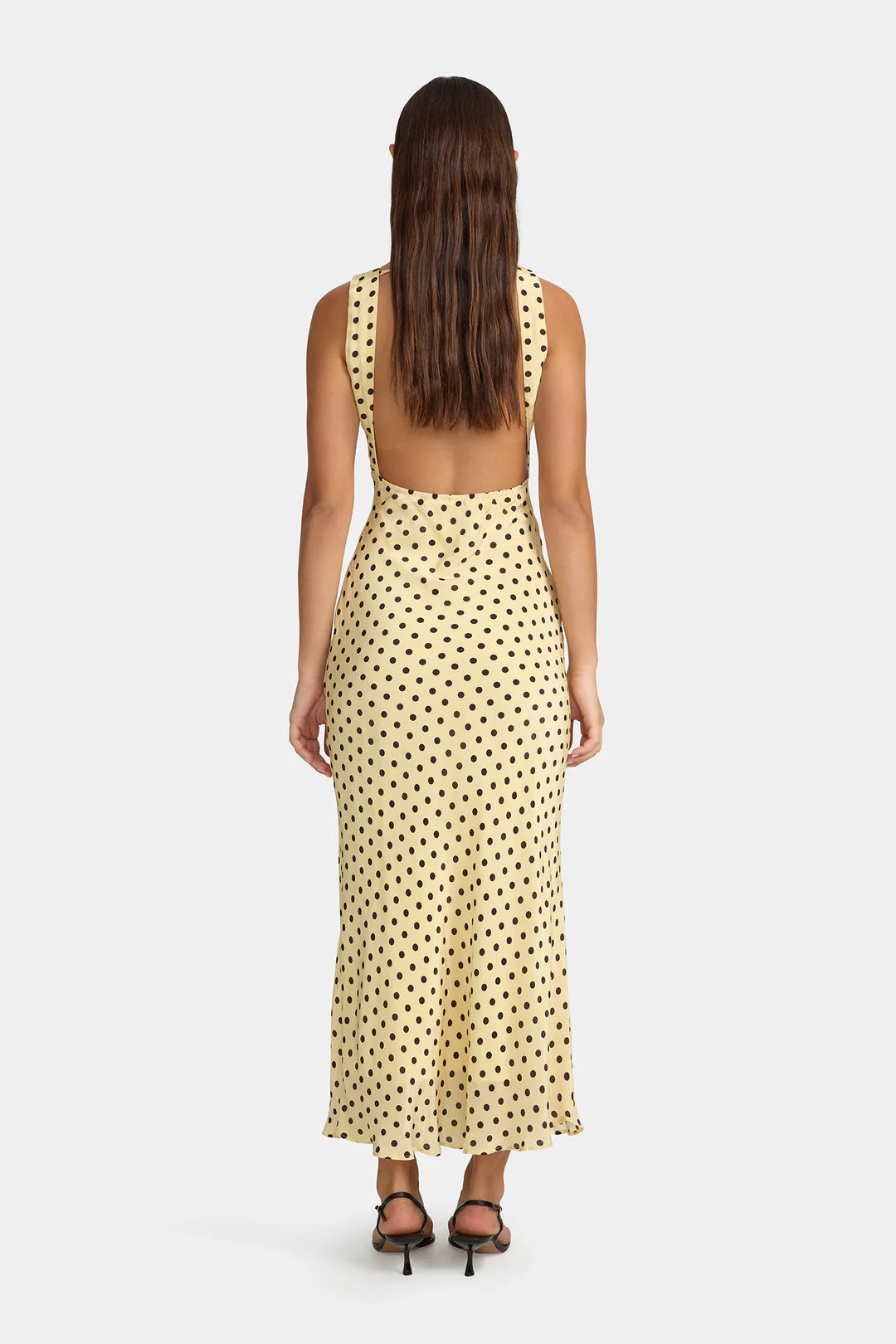 Tulip Midi Dress in Butter Spot